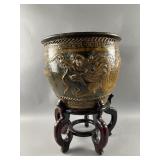 Antique Chinese Ceramic Cachepot Jardiniï¿½re