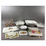 Vintage CorningWare Casserole Dishes and More