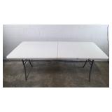 White Folding Cosco Table with Handle