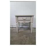 Stanley Furniture White End Table