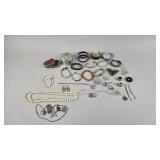 Kirk Stieff Box & Various Costume Jewelry