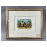Christian Jï¿½quel Artwork, Framed/Signed/#