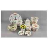 Royal Worcesester Cina Pin Dishes, Clock, and More