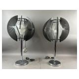 Pair of Mid-Century Modern Lucite Table Lamps