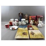 Vintage Christmas Plates, Mugs, Figurines & More