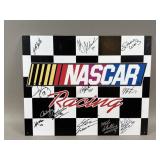 Signed NASCAR Sheet Metal Sign - Mike Joy & More