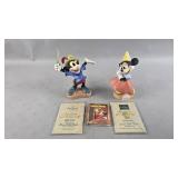 Brave Little Tailor Mickey and Minnie Figurines