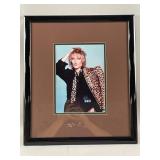 Framed/Signed Photo of Singer Rod Stewart