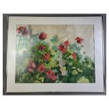 ï¿½78 Signed R. Bilaitis Watercolor Framed Painting