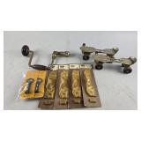 Antique Manuel Drill, Antique Skates, and More
