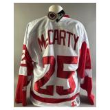 NWT Signed Detroit Red Wings D. McCarty #25 Jersey