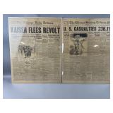 The Chicago Sunday Tribune Newspaper Poster-style
