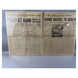 The Chicago Sunday Tribune Newspaper Poster-style