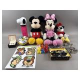 Mickey & Minnie Plush, Large Pez Speaker & More