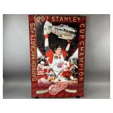 Signed Darren McCarty Stanley Cup Champion Poster