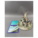 Signed Ceramic Sleeping Beauty Castle Figurine