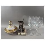 Signed Jim Lewk Copper Outhouse Sculpture & More