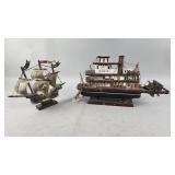 River Boat and Pinta Models