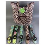 NWT Vera Bradley Quilted Tote & 5 V.B. Belts