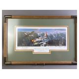 Signed Art Print "Skimming The Alps" By Zoernig