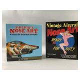 Vtg Aircraft Nose Art Books Ready For Duty & More