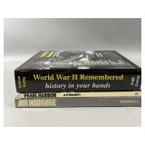 Vtg Books Air Warfare, Pearl Harbor & More