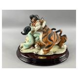 Walt Disney Jasmine & Rajah Sculpture Figurine