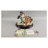 Signed Jasmine and Rajah Figurine
