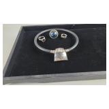 Yanvan Sterling Silver Necklace and Rings