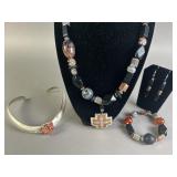 Sterling Silver Pendant, Brutalist Necklace & More