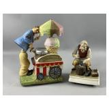 Vtg Waco Melody in Motion Music Box Figurines
