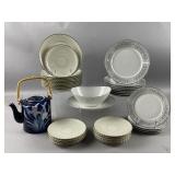 Black Lace Bread & Butter Plates & More