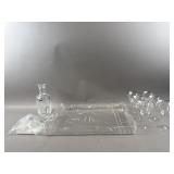 Vintage Franz Wittwer Lead Crystal Decanter & More