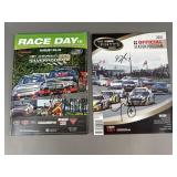 2 Signed NASCAR Souvenir Programs