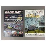 2 Signed NASCAR Souvenir Programs