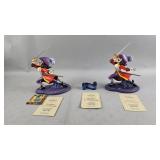 Peter Pan Opening Title and Captain Hook Figurines