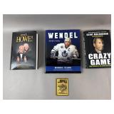 Signed Hardcover Books - Wendel Clark & More
