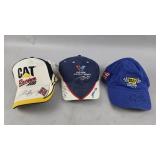 Signed Hats- Dave Blaney, Scott Riggs, Jeff Green