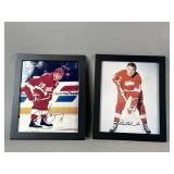 Alex Delvecchio and Steve Yzerman Autograph Pics