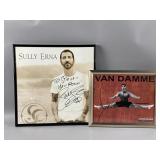 Framed/Signed Photo of Van Damme & More