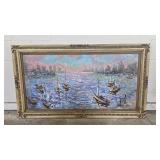 Harbor Scene by Henry Shea