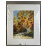 Beautiful Watercolor Autumn Scenery By Helen Allen