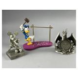 Official Disneyana Conv. Pewter Figurines & More