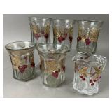 Indiana/Moser Strawberries & Cherries Glassware