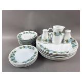 Vintage Noritake Blue Orchard China Set