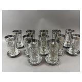 1960s Kimiko Guardian Shield Highball Glasses Set