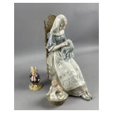 Lladrï¿½ "Embroiderer" Porcelain Figurine & More