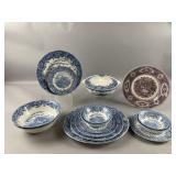Vtg English Village Salem China Plates & More