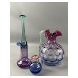 Fenton Mulberry Coin Dot, Kosta Boda Vase & More