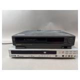 CyberHome DVD Player & Hitachi F370 VHS Player